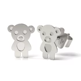   Ασημένια σκουλαρίκια μοντέλο Teddy Bear