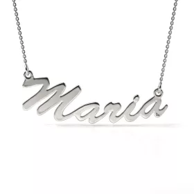 Ασημένιο κολιέ με το όνομα Μαρία