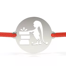   Ασημένιο βραχιόλι με κορδόνι μοντέλο Ciubotel το εργατικό ξωτικό