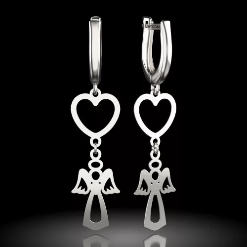 Ασημένια σκουλαρίκια μοντέλο 71