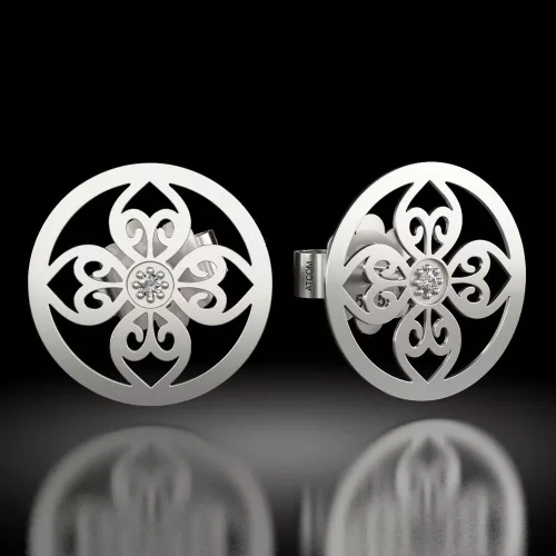 Ασημένια σκουλαρίκια μοντέλο 64