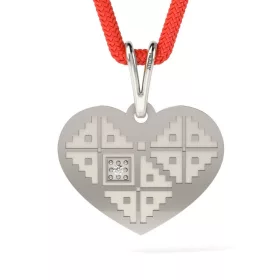 Ασημένιο μενταγιόν Romanian Diamond