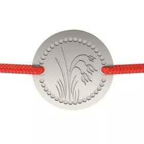   Ασημένιο βραχιόλι με κορδόνι Ghiocei