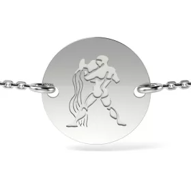   Βραχιόλι με ασημένια αλυσίδα μοντέλο Aquarius1