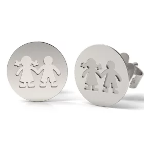   Μοντέλο Banut ασημένια σκουλαρίκια για κορίτσια και αγόρια