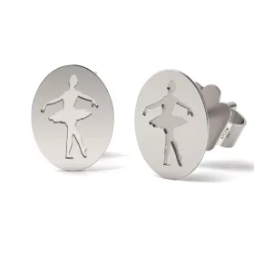   Μοντέλο μπαλαρίνας ασημένια σκουλαρίκια