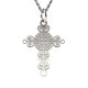 Κρεμαστό ασημένιο μοντέλο Christian Cross