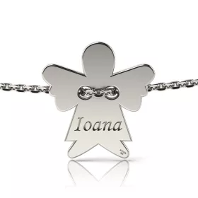   Βραχιόλι με ασημένια αλυσίδα Ingeras