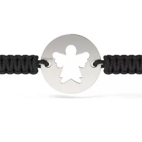   Ασημένιο βραχιόλι με κορδόνι Ορθόδοξο μοντέλο 08