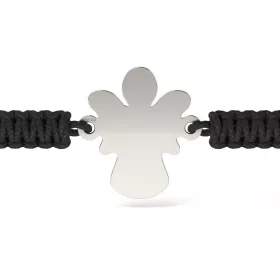   Ασημένιο βραχιόλι με κορδόνι ορθόδοξο μοντέλο 04