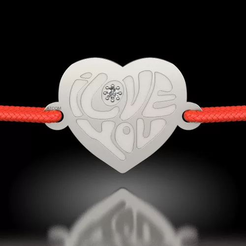 Λατρεύω το ασημένιο βραχιόλι με διαμάντια