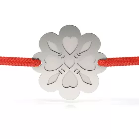   Βραχιόλι από ασημένιο κορδόνι Hora de Maramu