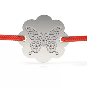   Λατρεύω το ασημένιο βραχιόλι πεταλούδα