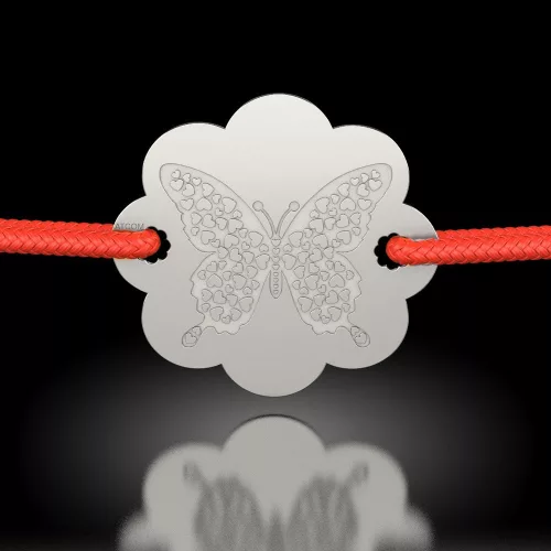 Λατρεύω το ασημένιο βραχιόλι πεταλούδα