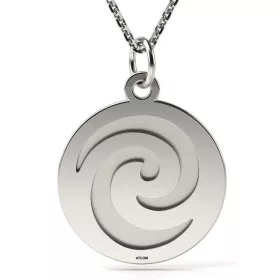   Αλυσίδα με ασημένιο μενταγιόν, μοντέλο Magic mirage