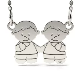 Ασημένιο κολιέ, μοντέλο αγοριού