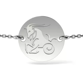  Βραχιόλι με ασημένια αλυσίδα μοντέλο Capricorn