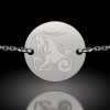 Βραχιόλι με ασημένια αλυσίδα μοντέλο Capricorn