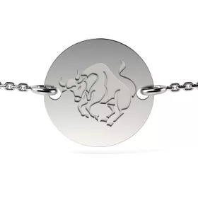   Βραχιόλι με ασημένια αλυσίδα μοντέλο Taurus