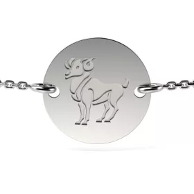   Βραχιόλι με ασημένια αλυσίδα μοντέλο Aries1