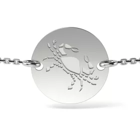   Βραχιόλι με ασημένια αλυσίδα μοντέλου καρκίνου1