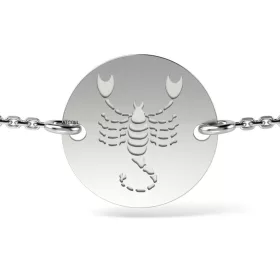   Βραχιόλι με ασημένια αλυσίδα μοντέλο Scorpion
