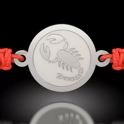 Ασημένιο βραχιόλι Talisman Scorpion μοντέλο