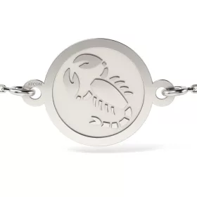   Βραχιόλι από ασημένια αλυσίδα Talisman Scorpion