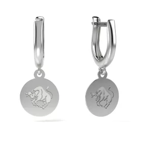   Ασημένια σκουλαρίκια μοντέλο Taurus