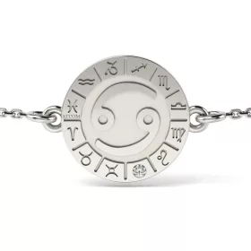   Βραχιόλι με ασημένια αλυσίδα μοντέλου καρκίνου