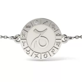   Βραχιόλι με ασημένια αλυσίδα μοντέλο Capricornus