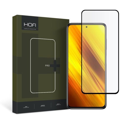 Προστατευτική μεμβράνη Hofi Full Pro+ για Xiaomi Poco X3 Pro/X3 NFC Μαύρος