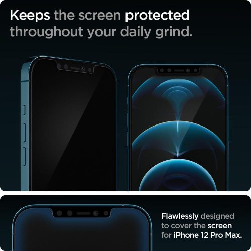Σετ 2 προστατευτικών μεμβρανών Spigen Glas.TR EZ FIT για Apple iPhone 12 Pro Max